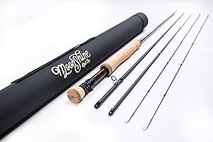 Moonshine Rod Company Fly Fishing Rod with Carrying Case and Extra Rod Tip Section