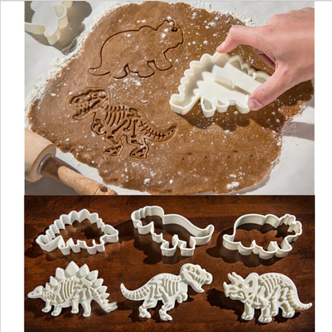 Cake Mould,Baomabao 3D Baking Mold Dinosaur Shape Cookie Cutter Mold Biscuit Baby Kids Like