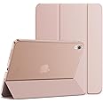 JETech Case for iPad (A16) 11th/10th Generation (2025/2022), Slim Stand Hard Back Shell Cover with Auto Wake/Sleep (Rose Gold)