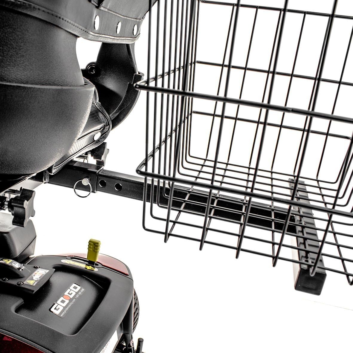 Pride Mobility Scooter Rear Basket Center Support with Free Holding Clevis Pin: Health & Personal Care