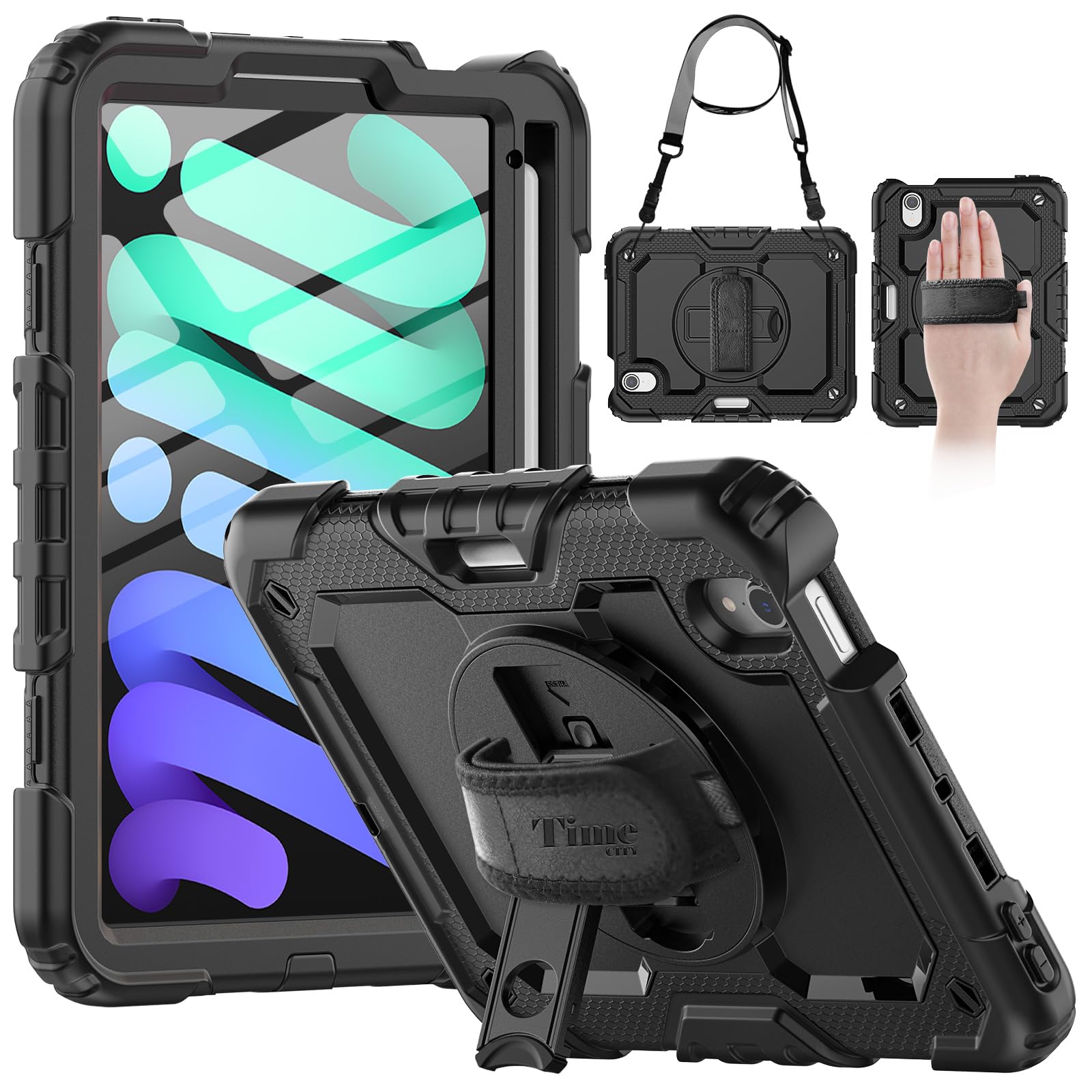 Timecity Hybrid Case for iPad Mini 6 2021, 8.3