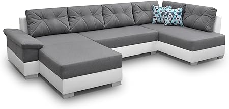 Meublo Grand Canape D Angle Panoramique Convertibles 6 7 Places