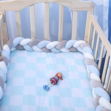 braided crib bumper amazon
