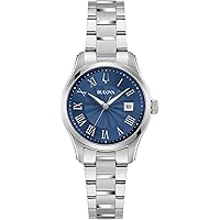 Amazon.com: Bulova Marc Anthony 男款自動海洋之星不鏽鋼手錶,開光圈