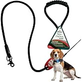 SPORN Non Friction Heavy Duty Dog Leash - Patented Shock Absorbing Dog Leash for Large Dogs, Heavy Duty, 4ft Long with Solid Rope Core &amp; Padded Handle - No Burn Grip for Smooth, Controlled Walks