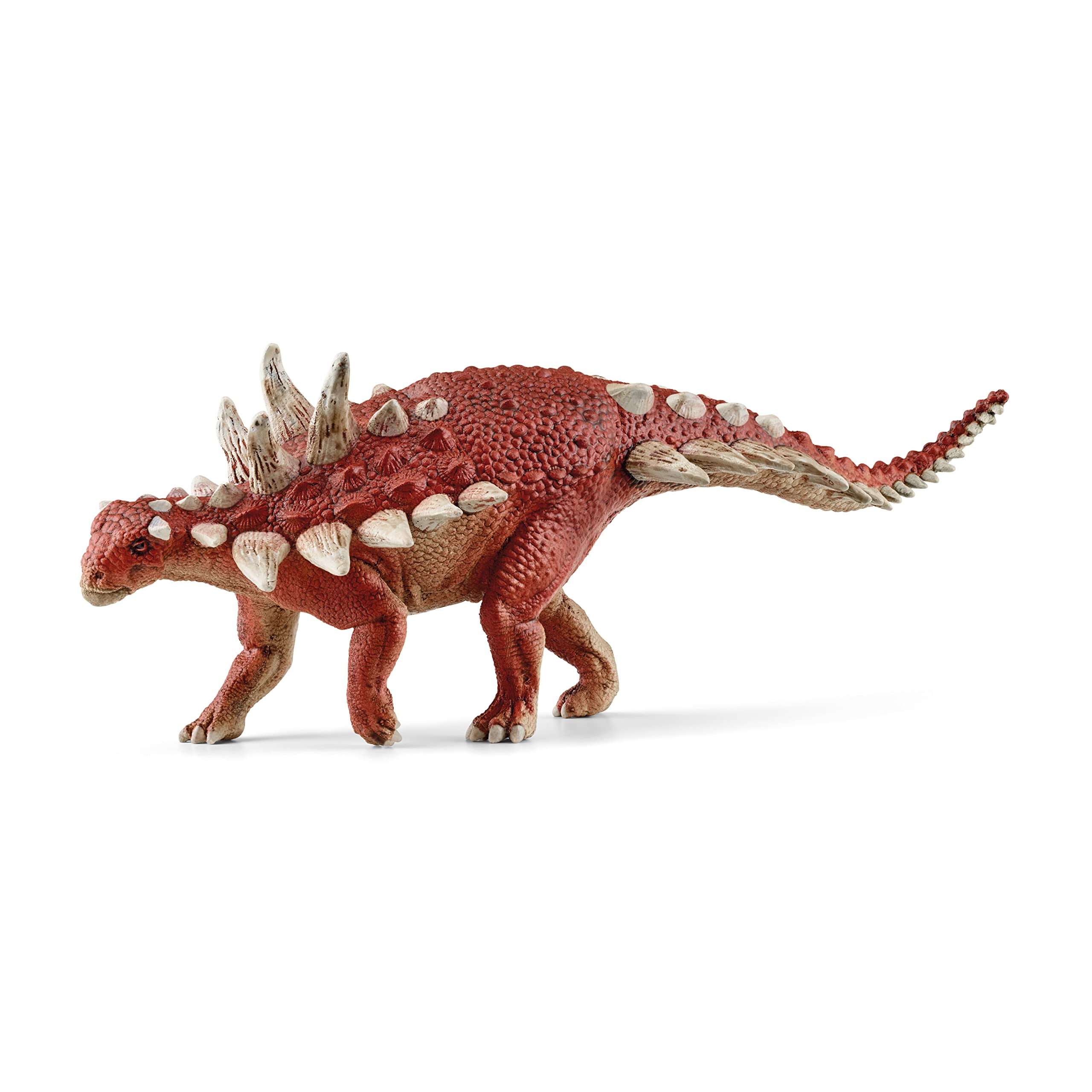 SCHLEICH Dinosaurs - 7" Realistic Gastonia Dinosaur Figure - Educational and Detailed Jurassic Red Dino Toy Figurine for Boys and Girls - Durable Montessori Animal Toy for Kids Ages 4+ | 15036