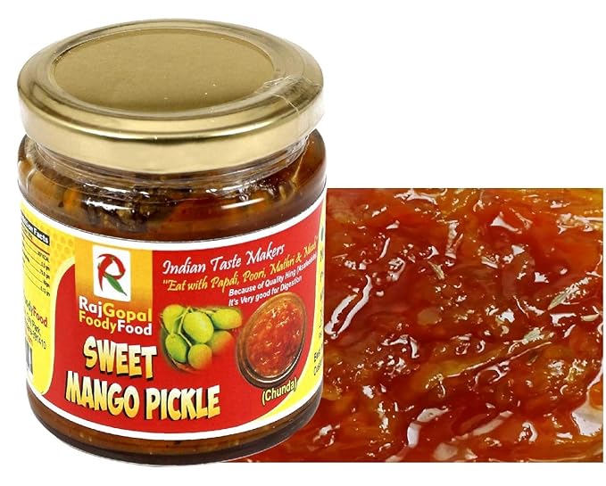 (Chunda) Sweet Mango Pickle with Jaggery , Oil Free, No Preservatives