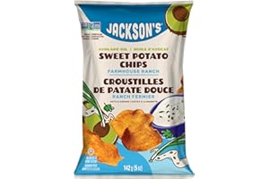 Jackson's Sweet Potato Chips | Farmhouse Ranch | 142g (Pack of 1)