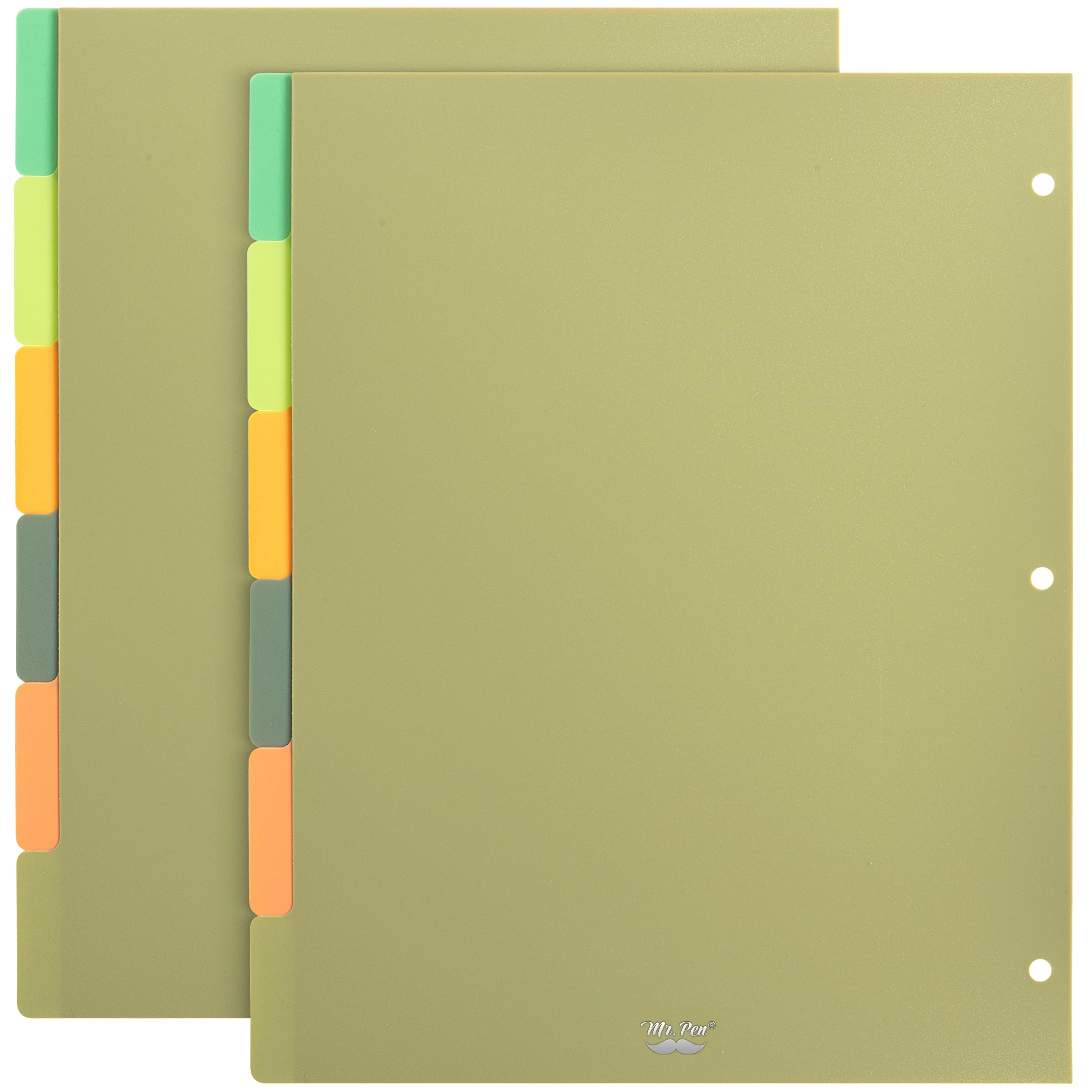 Mr. Pen- 3 Ring Binder Dividers with Tabs, 2