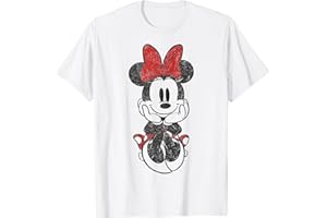 Disney Mickey And Friends Minnie Mouse Vintage Sitting T-Shirt