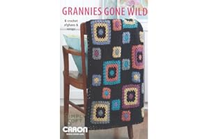 Leisure Arts Grannies Gone Wild Crochet, Granny Square Crochet Book, Granny Square Book, Crochet Squares Sourcebook, Patterns and Projects