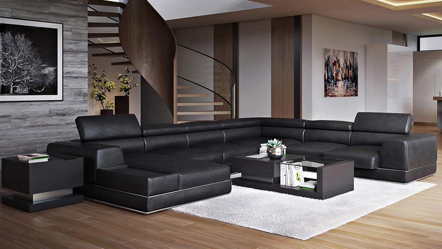 Best left leather sectional sofa
