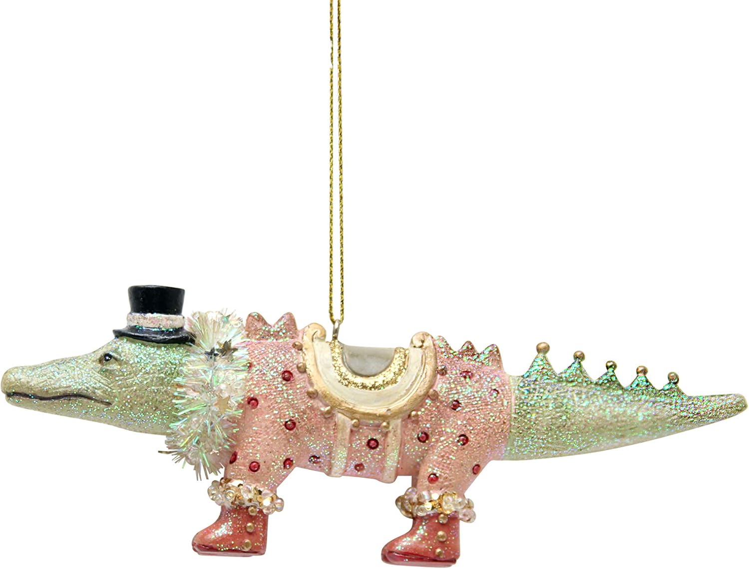 crocodile christmas decoration