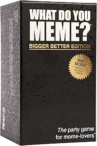 What Do You Meme Core Game The Hilarious Adult Party Game For Meme Lovers Bigger Better Edition Toys Games Amazon Com