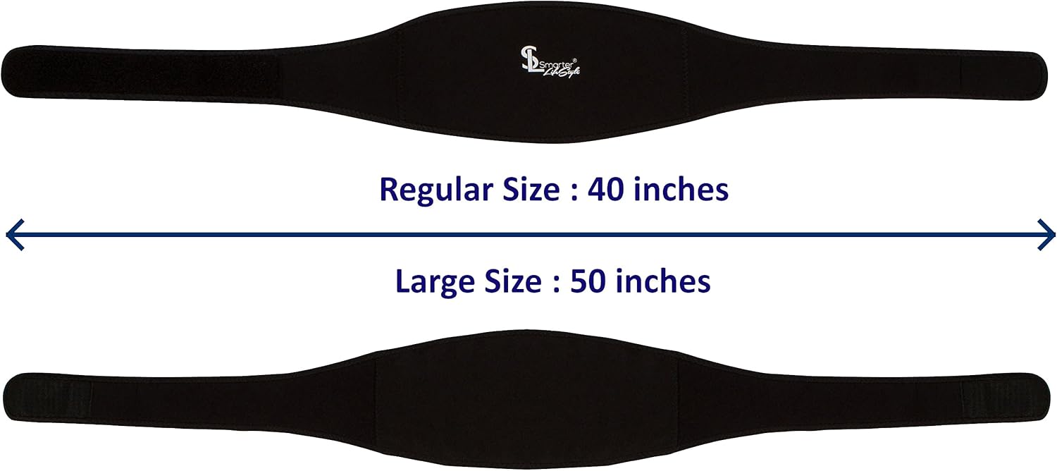 Extra Strength Magnetic Therapy Back & Waist Wrap Belt, 48 High Power Magnets for Lower Back and Hip Pain Relief (Large, 50" Length): Health & Personal Care