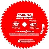 Diablo Steel Demon Cermet II Saw Blade - 7-1/4" Diameter, 48 TCG Teeth | With Triple Chip Grind and Perma-Shield Coating - Ideal for Medium Metal Cutting - D0748CFA