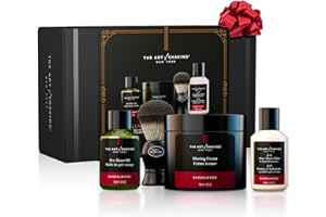 The Art of Shaving Shaving Kit for Men - The Perfect Gift for The Perfect Shave with Shaving Cream, Shaving Brush, After Shave Balm, & Pre Shave Oil