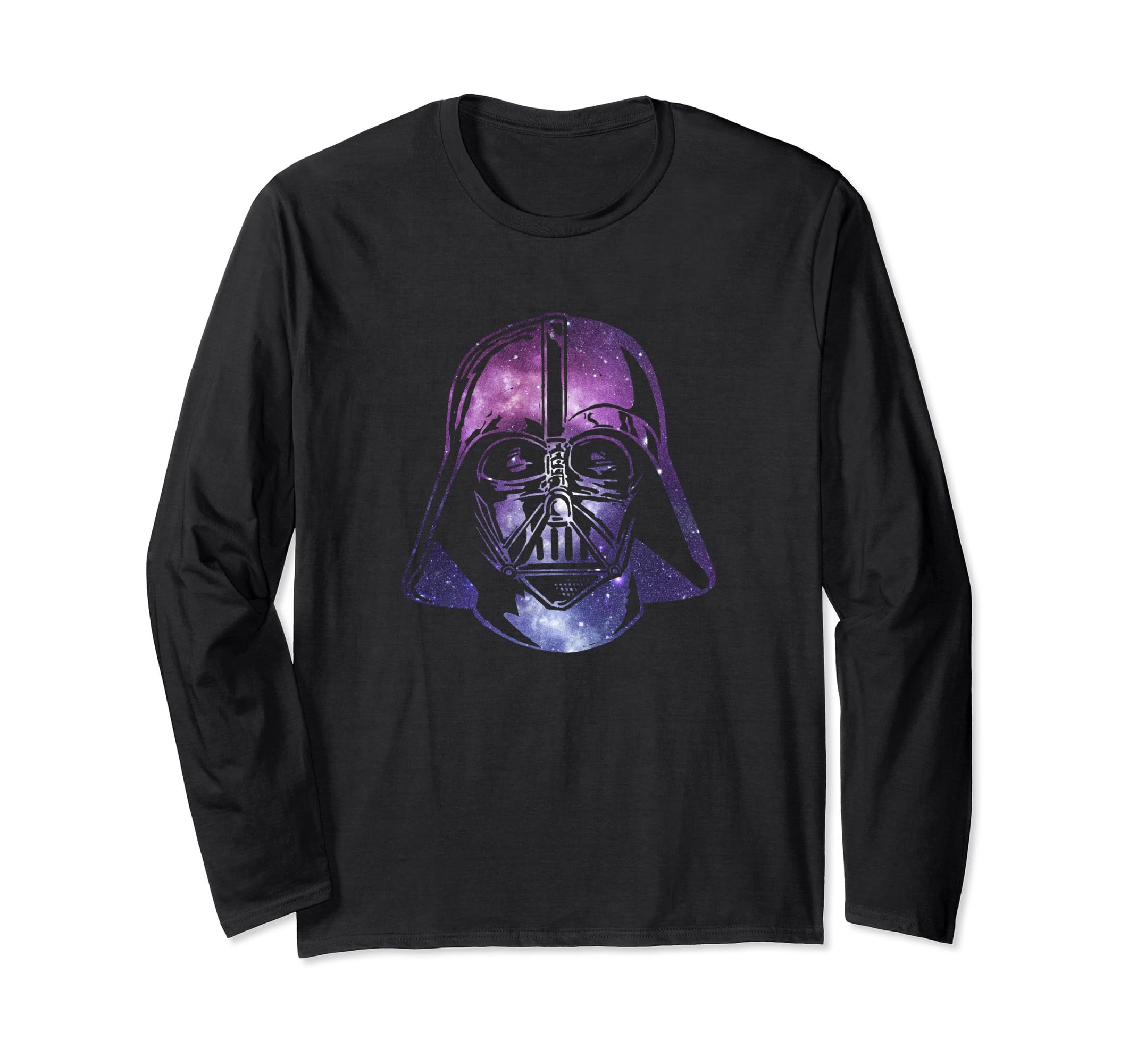 Star Wars Darth Vader Space Helmet Galaxy Long Sleeve T-Shirt