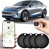 GPS Tracker for Vehicles No Monthly Fee, Tracker Device for Vehicles, Mini GPS Tracker for Kids, Tracking Devices for Cars Hidden Works with Apple Find My (iOS Only) Pet Tag Tracker for Dogs Bike Keys