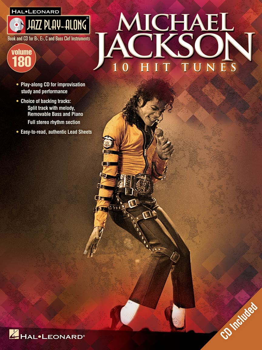 Michael Jackson - 10 Hit Tunes: Jazz Play-Along Volume 180