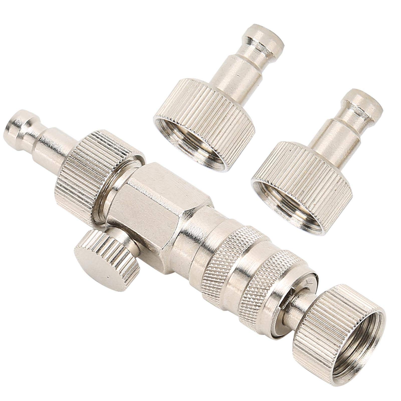 Brass, Professional, Airbrush Fitting, Durable, Airbrush Connector, Outdoor for Airbrush Hose, Home Air Compressor,