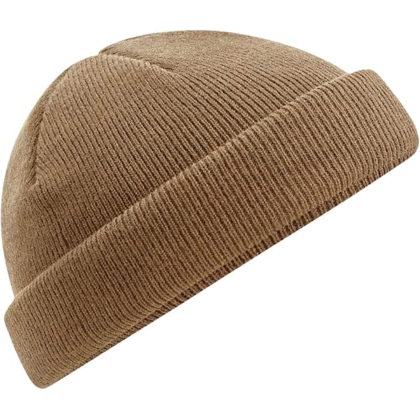 COOZO Recycled Mini Fisherman Beanie - Biscuit - One Size at