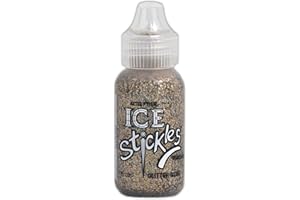 Ranger ISG-33776 Ice Stickles Glitter Glue, 1-Ounce, Platinum