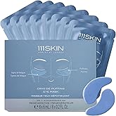111SKIN Cryo De-Puffing Eye Mask, Hydrating Under Eye Patches for Puffy Eyes & Dark Circles with Seaweed Extract, Vit E & Peptide Complex, Nourishing Formula for Fine Lines & Puffiness, 8 Pairs, Blue