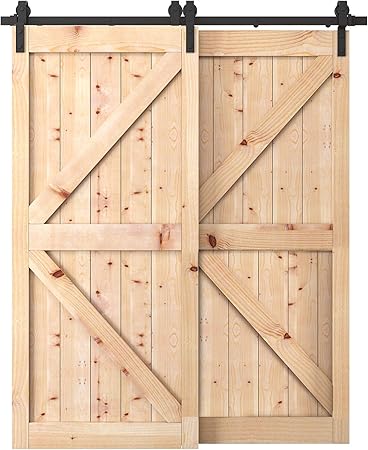 Amazon Com Penson Co 6 6 Ft Bypass Sliding Barn Door Hardware