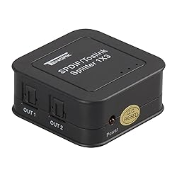 Tendak Digital Optical Audio Splitter SPDIF/Toslink