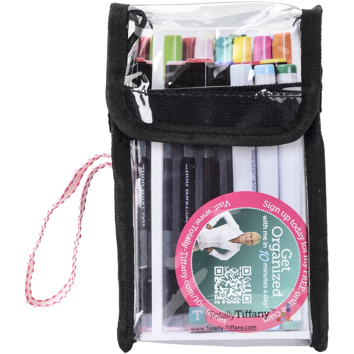 Totally-Tiffany Plastic Easy to Organize Buddy Bag-Debra-Pen Container
