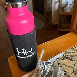 HoneyHolly Botella de Agua Acero Inoxidable sin BPA 350ml/500ml ...