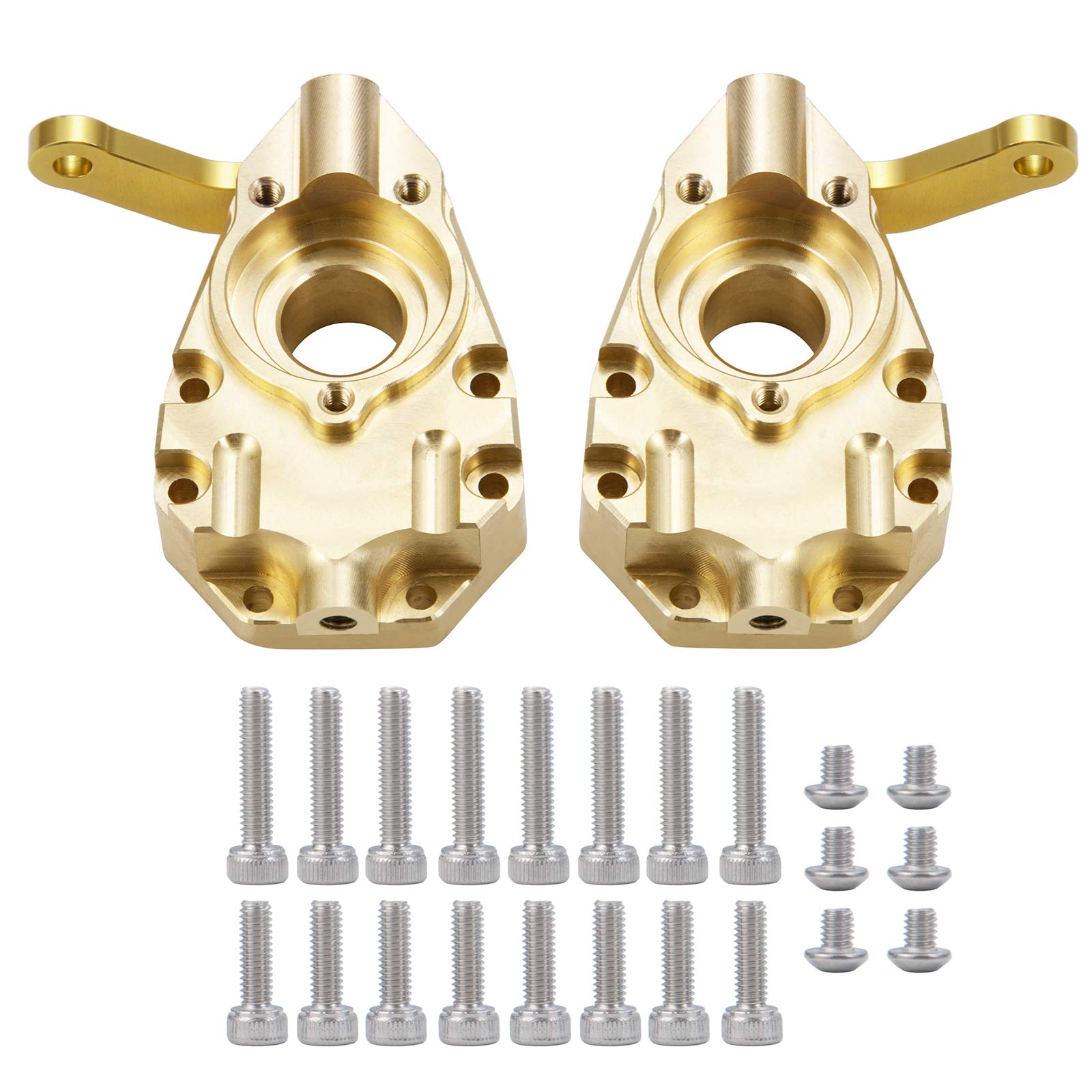 XUNJIAJIE Copper Steering Cup Counterweight Upgrade Parts for Trx-4 T4 1/10 RC Crawler Car