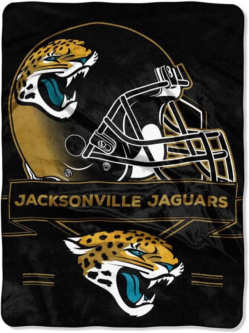 Officially Licensed NFL "Prestige" Plush Raschel Throw Blanket, 60" x 80", Multi Color