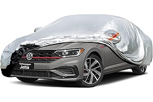 GUNHYI Car Cover Custom Fit Volkswagen Jetta (2005-2025) Waterproof for Automobiles, Oxford Sun Rain Dust Snow Protection (Ships from US Warehouse, Delivery 3-8 Days)