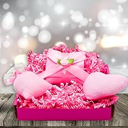 2 LB Fluorescent Pink Crinkle Cut Paper Shred
