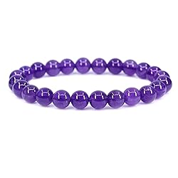 Keleny 8mm Purple Lavender A Grade Amethyst Round