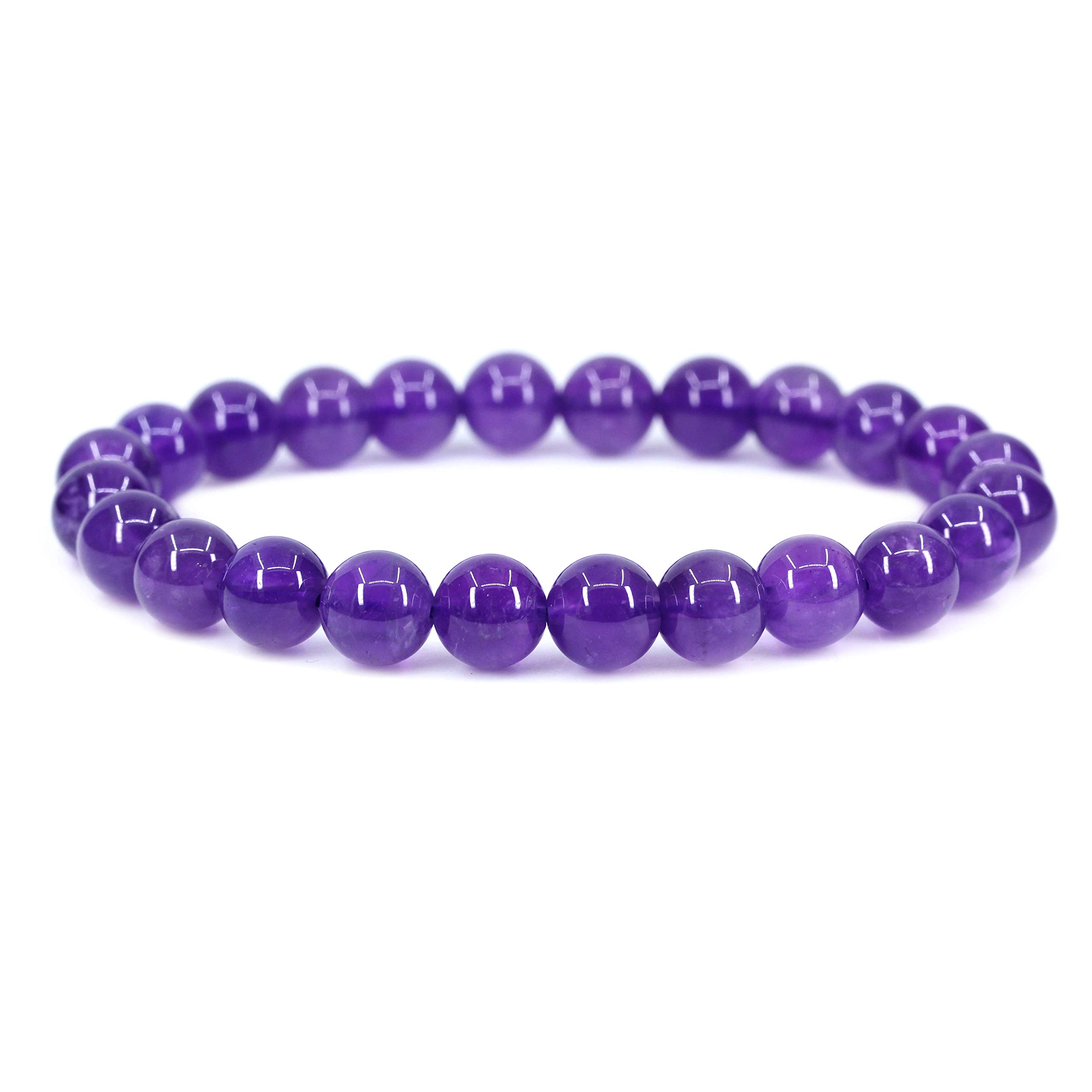 Keleny 8mm Purple Lavender A Grade Amethyst Round