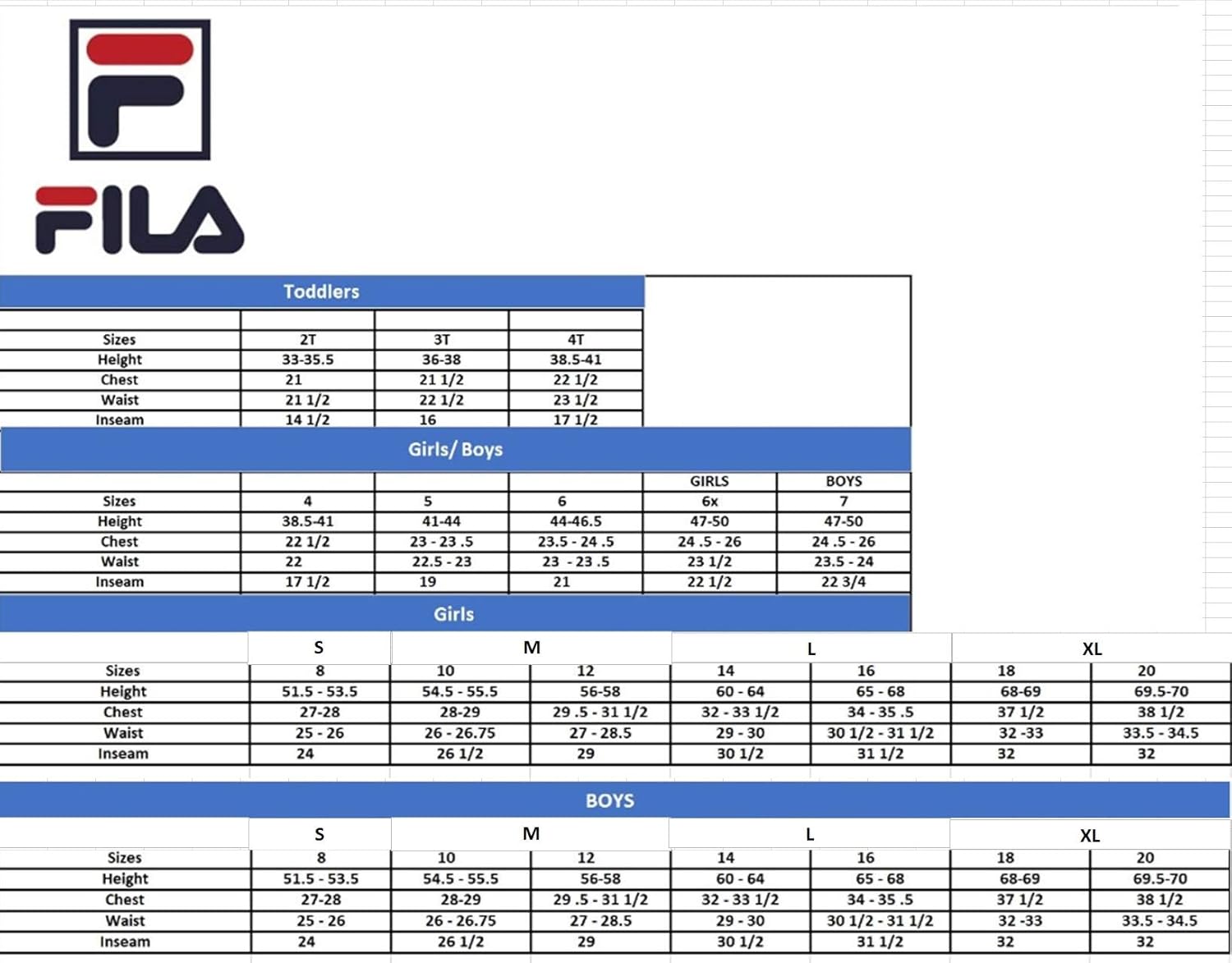 Fila Heritage Girls Athletic Stretch Jersey Legging with Color Blocking Kids Clothes: Clothing