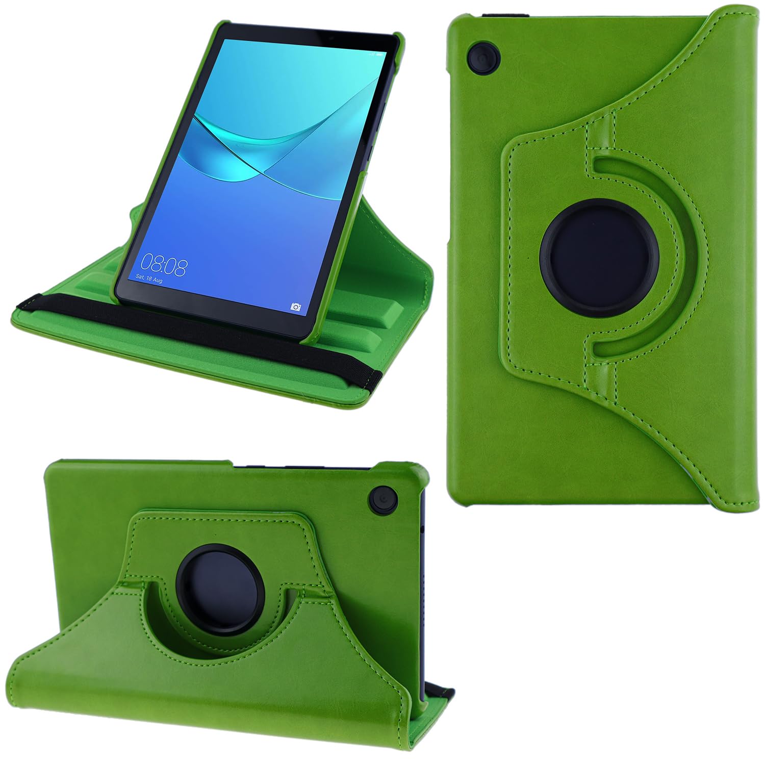 COOVY® 2.0 Cover for Huawei Matepad T10 / T10S (10.1") ROTATING 360° DEGREE SMART CASE STAND HOUSING PROTECTION | green