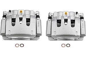 MAYASAF 18B4920 18B4921 Rear Disc Brake Caliper Right & Left Both Side Caliper for Ford 2005-2007 F-250 Super Duty, 2005-2007 F-350 Super Duty (Rear Passenger & Driver)