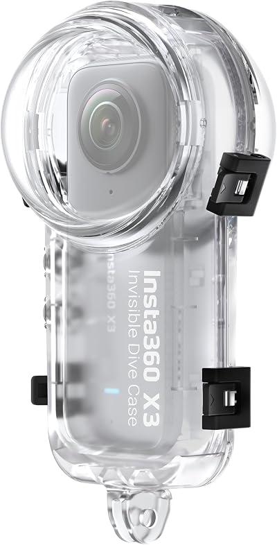 Insta360 X3 Invisible Dive Case with Dome Port for Clear 360 Underwater Shots