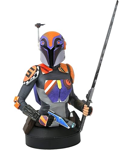 Diamond Select Star Wars Rebels Ezra Bridger 1/6 Scale Bust, uniseks, 1:6