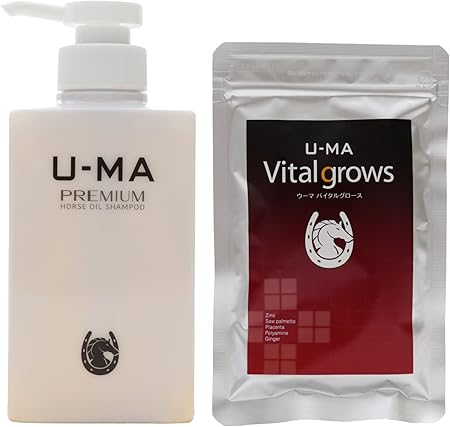 Amazon Co Jp U Ma バイタルグロース 60粒 ウーマシャンプー プレミアム 300ml 頭皮ケア ヘアケア メンズ 育毛 養毛 ふけ かゆみ ノンシリコン 乾燥 パサつき ゴワつき 医薬部外品 ビューティー