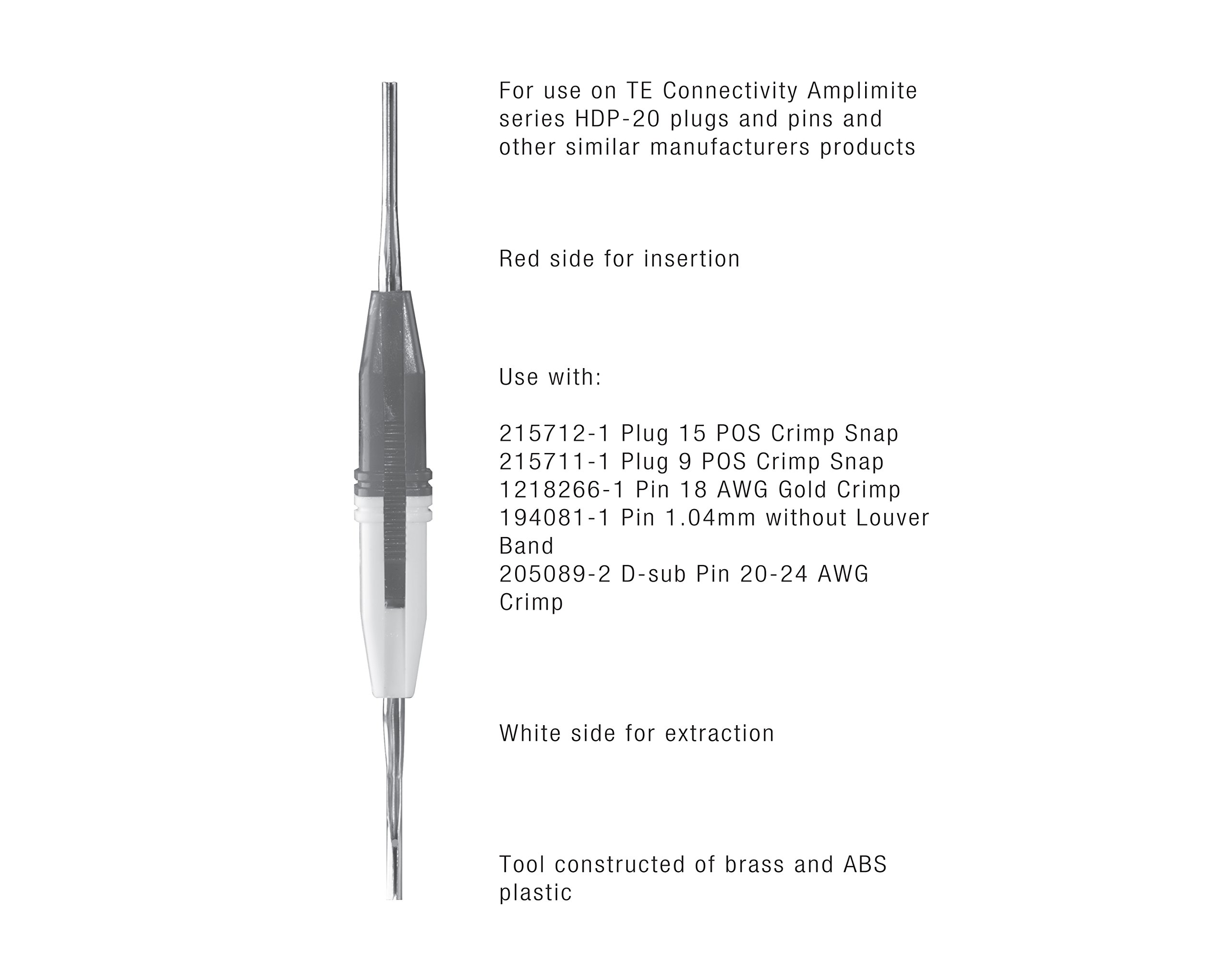Jonard Tools, AR910672, Insert/Extract Tool, 20DM/20DF, Red/White Pricepulse