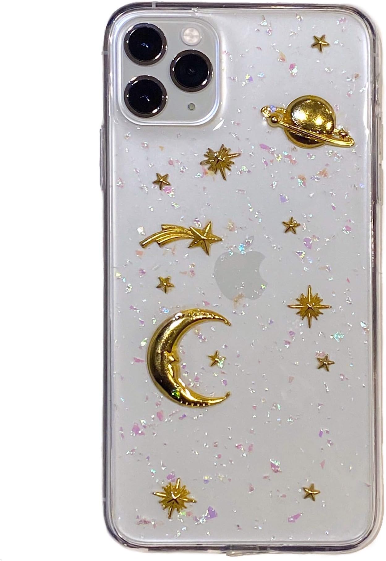 CaserBay iPhone Phone Case 3D Elegant Unique Design Shiny Glitter Jeweled Soft Silicone Rubber Slim Gel Phone Cover for 6.5 inch iPhone 11 Pro Max