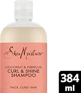 SheaMoisture Coconut & Hibiscus Curl & Shine Shampoo 384ml Pack of 2 view 2