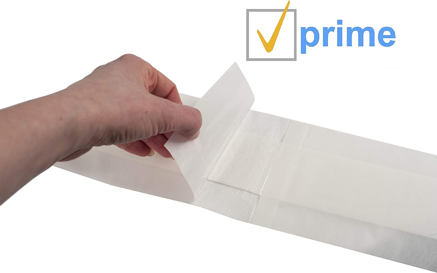 Dukal Island Dressing. Pack of 25 Adhesive Dressings 4" x 14" for Wound Protection. Sterile dressings with Non-Adherent Island pad. Single use: Health & Personal Care