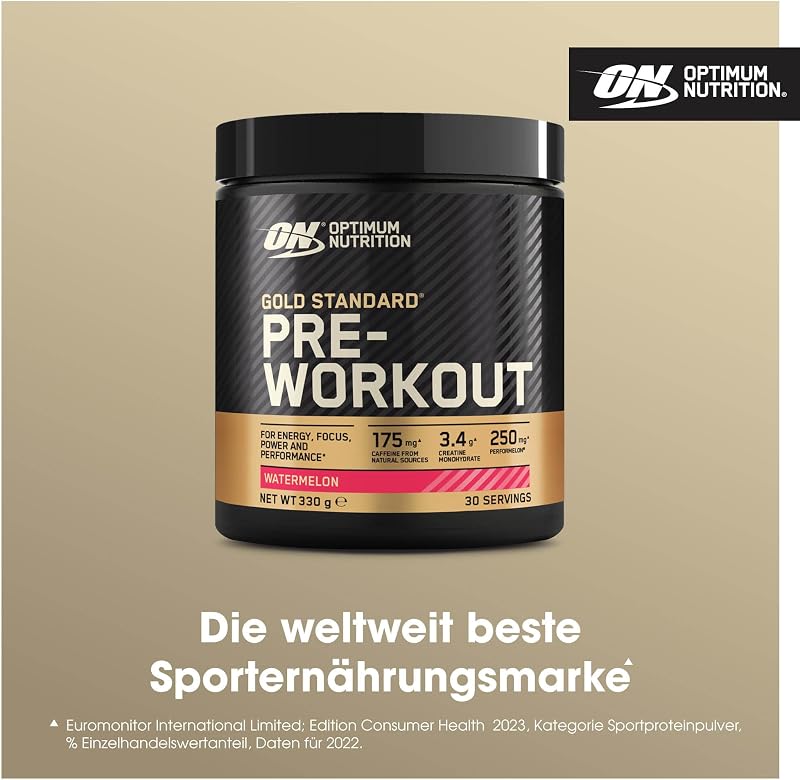 Gold Standard Pre-Workout Pulver, 330g, 30 Portionen