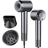 aowoka Hair Dryer, Higher Speed Professional High Speed Ionic Blow Dryer 500 Million Negative Ions & Heat-Control & 59dB Noise Hairdryer for Faster Drying